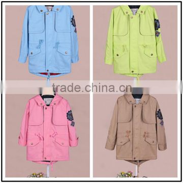 2015 Hot selling korean baby girl coat