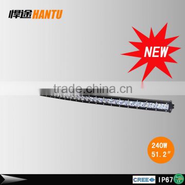 New product 50inch car roof top light bar 240W china led light bar very slim car led spot light 12v