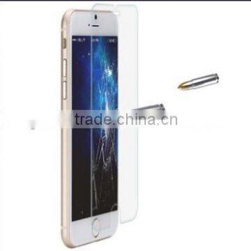 Oil-coating anti-scratch factory wholesales 9H 0.33mm tempered glass screen protector for iphone 6