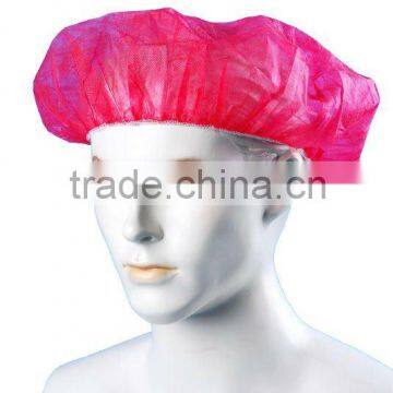 12g non-woven fabric disposable red surgical mop cap