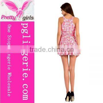 Factory Custom-made Digital Printed Lady Dress