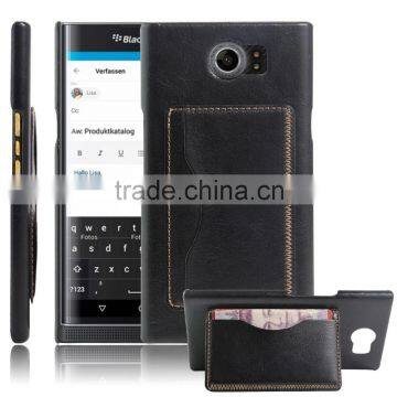 Hot for blackberry priv case, card leather case for blackberry priv, phone cases