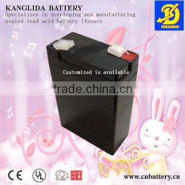 High power valve regulated lead acid battery 6v2.8ah