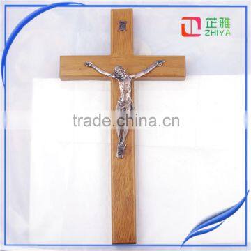 Factory Supply wood Jesus charm cross hanging on wall