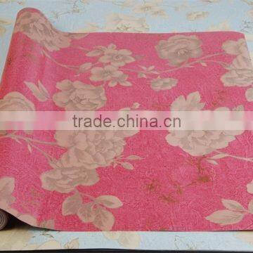 pure paper wallpaper with flowers for wedding wall decorations