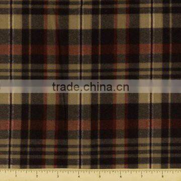 Printed Cotton Flannel, Plaid Pattern Flannel Fabric, Ons Side Brushed Flannel for Shirts 20s*10s 40*42 photo-2