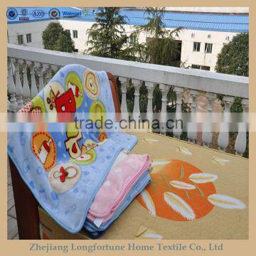 2015 super soft high quality 100% polyester hot sales best selling baby toys car thermal blanket
