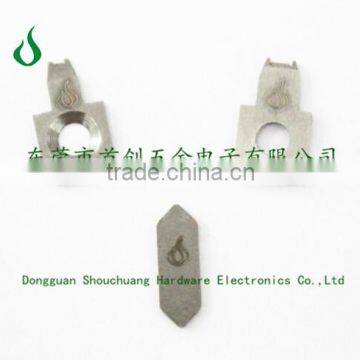 Tungsten carbide shim winding machine Inductance fixture