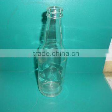 280ml clear glass energy drink bottle