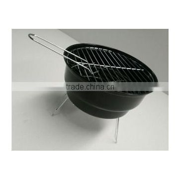 2 in 1 Camping BBQ Grill 10 inch mini charcoal BBQ YH28010