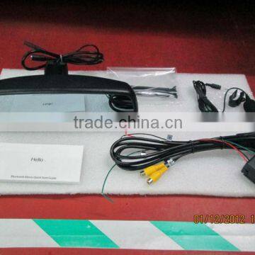 4.3 Inch Rearview Mirror Bluetooth Car Kit Auto-diming and Reverse Camera Display photo-5