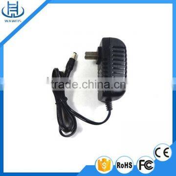 Wall mount 12v 1a adapter 12w power supply