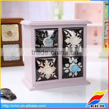 hot sell white and black ceramic jewelry ring gift box