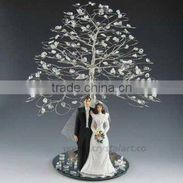 Crystal Quartz Couple Gemstone-Tree