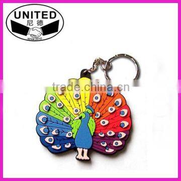 2015 Hottest!!!! Promotional custom soft PVC key chain