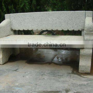 granite marble sekie ane bench with backed