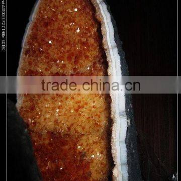 Wholesale High Quality Nature Crystal Citrine Geode photo-1