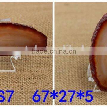 Natural Red Jewelry Accesory Agate Silce Pendant for Sale photo-2