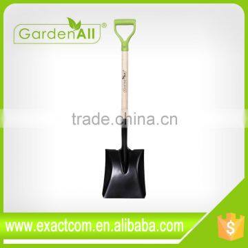 Ash Wood Handle Flat Garden Shovel