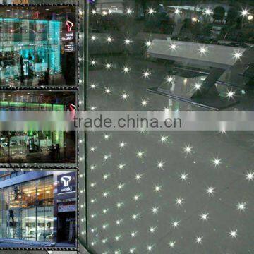 The fashion indoor small led glass display screen