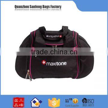 Wholesale low price high quality sports bag with shoe compartment