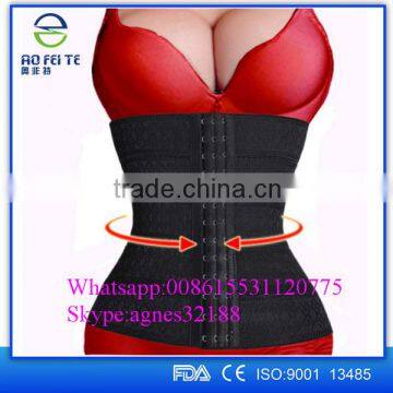 2016 Aofeite Black Body Shaper Slimming Body Corset Slimmer Body Shaper Women Waist Training Corsets photo-2
