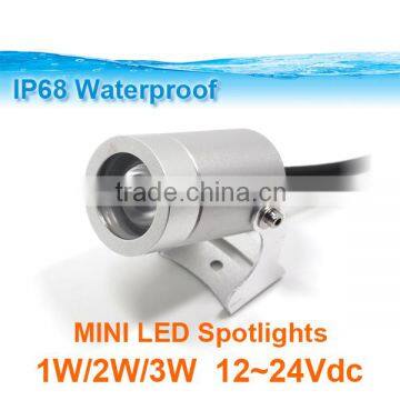 Waterproof mini led light outdoor 1w aluminium spotlight