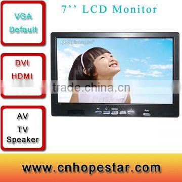 widescreen dc12v 7inch multi portable small touch screen monitor