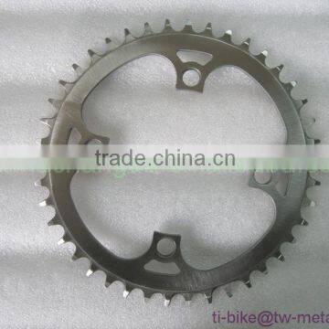 Factory Price Titanium Bicycle Crankset Cheap ti 53T Chainring for Electric & E-bike Used Best Titanium Chainring Maker in China photo-3