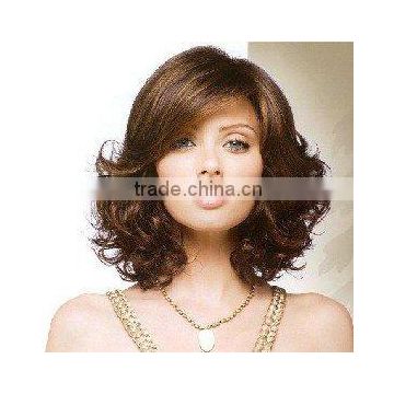 Fashion Medium High Quality Highlight Color Mixed Hair Wigs