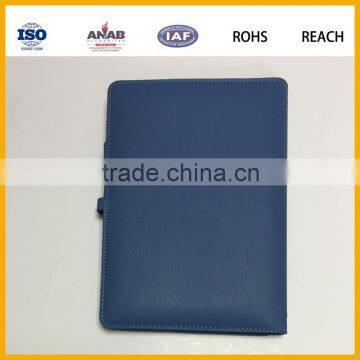 Customized PVC/PU/leather notebook cover with pen holder