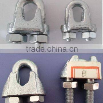 Marine fastener metal wire rope clip malleable type B wire rope clip