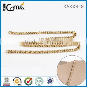 European Feature Metal 18K Shining Gold Chain for Handbag photo-2