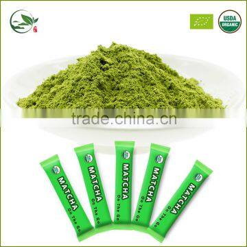 Organic Food Grade Matcha , OEM Matcha To Go Small Pouch