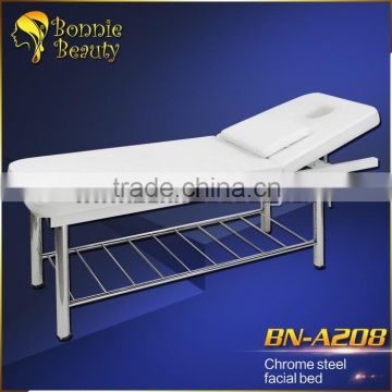 BN-A208 beauty salon chrome steel facial bed