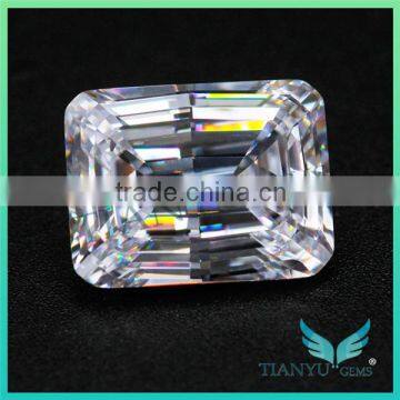 Wholesale Artificial Zircon Gems Stone White Pagode Cushion Cut Loose Cubic Zirconia Price