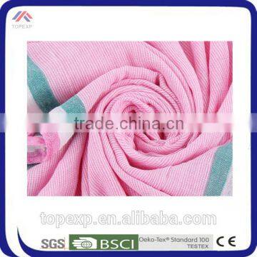 Custom Pink Polyester Satin Scarf Trendy Scarf photo-2