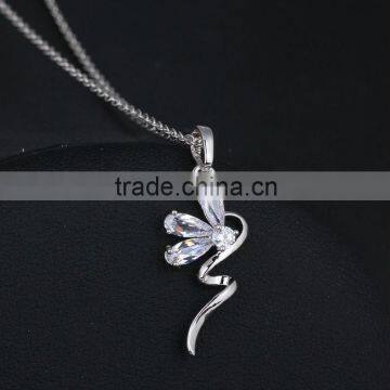 silver best friend pendant necklace(AM-D0156-J-B)