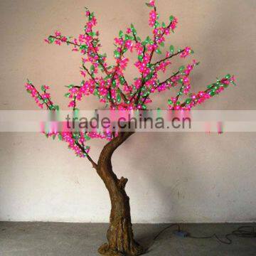 led decoration twig tree, pink cherry blossom tree light
