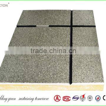 External thermal insulation and finishing system with sandwich panel
