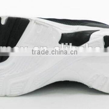Black PU+ Mesh Sports Shoes Breathable Durable EVA Outsole photo-3