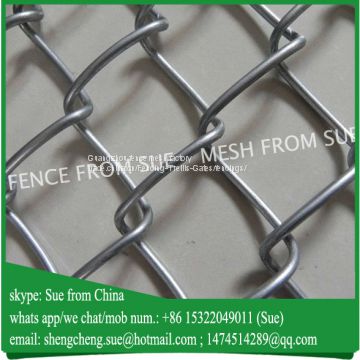 3mm Galvanized chainlink fence export to UAE