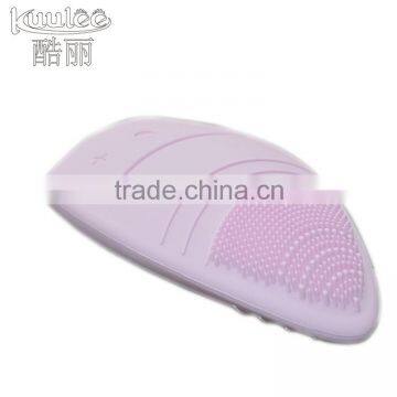 Waterproof Rechargeable Soft Shipform Silicone Electric Wash Face Brush