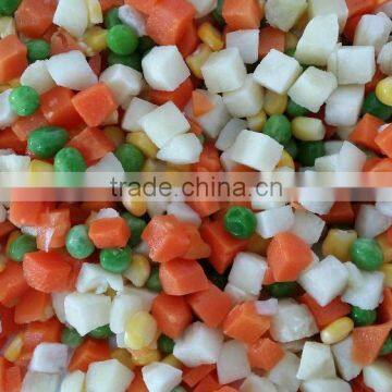 Fresh IQF mixed canned vegetable green peas carrot sweet corn potato frozen vegetable