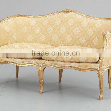 french gold sofa