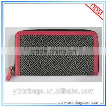 Hot Selling Ladies Fabric Long Wallet, Purse New Design WT017 photo-2