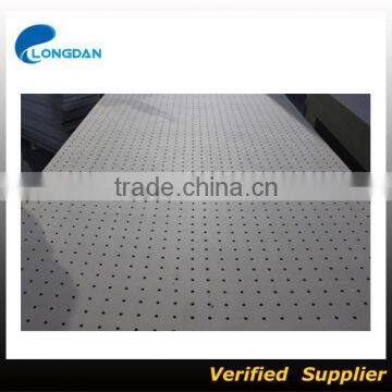 595x595mm Perforated Calcium silicate acoustic ceiling tile