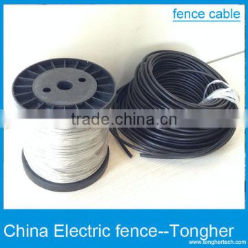 High tension wire/alloywire/polywire 2.0mm/2.5mm HT cables for electric fencing