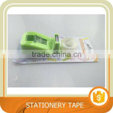 Bopp stationery tape with tape dispenser. Trade assurance.