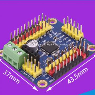 16-way steering gear control panel DC stepper motor serial port Bluetooth wireless IIC host computer module wireless